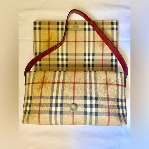 AUTHENTIC VINTAGE BURBERRY LONDON MADE IN ITALY RARE EUC! - Picture 7 of 16